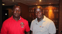 John Abdulai Jinapor with his brother Samuel Abdulai Jinapor