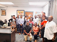 Some participants of the Youth Summit in the GCAO hub in Toronto