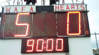 WAFA beat Hearts of Oak 5-0 in Sogakope