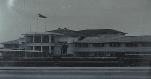 Ghana's old parliament house as captured by J.K. Bruce Vanderpauye