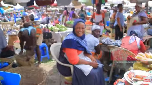 Some market women at Kasoa