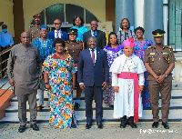 Vice president, Dr. Bawumia with new Prison board