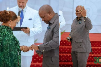 Former President John Dramani Mahama and Lordina have renewed their vows