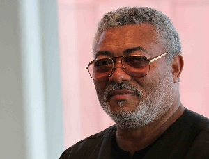 The late former President of Ghana, Jerry John Rawlings