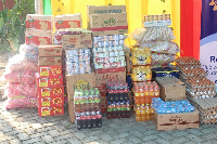 The food items worth over GH¢20,000