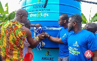 The resident of Okwampa, Ayensuako will now have access to potable drinking water