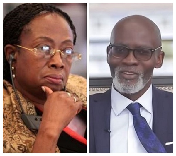 Ex-CJ Sophia Akuffo and Gabby Asare Otchere-Darko