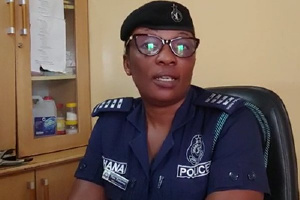 Chief Inspector Stela Dede Dzakpasu, Acting Public Relations Officer for the Tema Regional Police