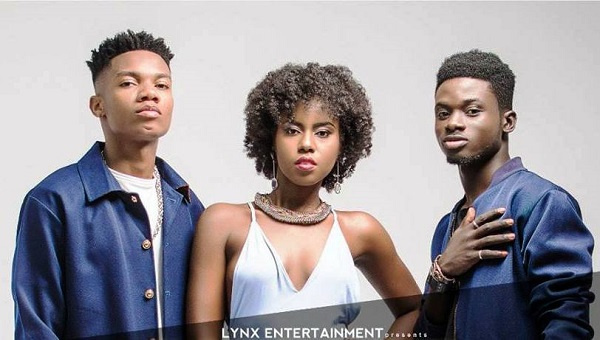 Kidi (right) MzVee (middle) and Kuami Eugene