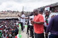 Former President John Mahama was speaking at the Unity Walk, organized in Tarkwa