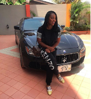 Jackie Appiah Maserati 1