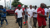 The football clinic was held at the Nungua Junction Mall