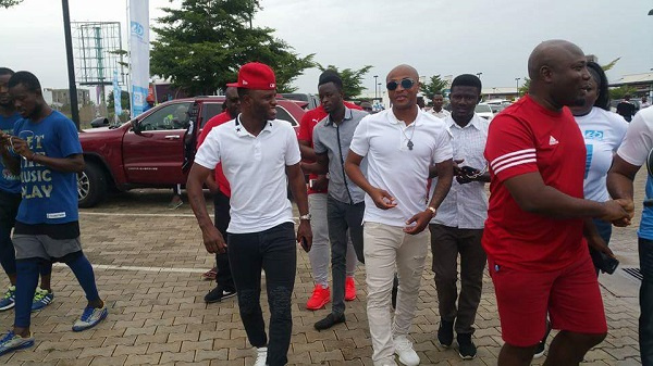 The football clinic was held at the Nungua Junction Mall