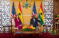 Kamala Harris meets president Akufo-Addo at Jubilee House