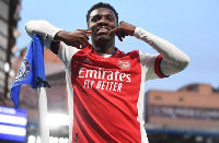 Arsenal forward, Eddie Nketaih