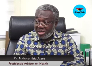 Presidential Advisor on Health, Dr. Anthony Nsiah-Asare