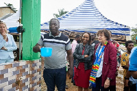 Wendy van Meel at one of the GrEEn project's site