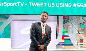 Asamoah Gyan At SuperSport