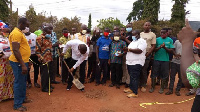 The road project is executed by Reliance Construction Limited under the auspices of COCOBOD