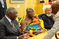 Former President, John Agyekum Kufuor and Otumfuo Osei Tutu II