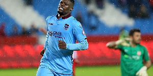 Trabzonspor striker Caleb Ekuban