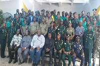 Minister of Interior, Ambrose Dery, addresses the Regional Security Council