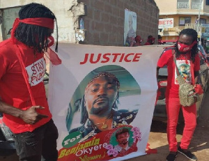 Residents are seeking for justice for the late Benjamin Okyere