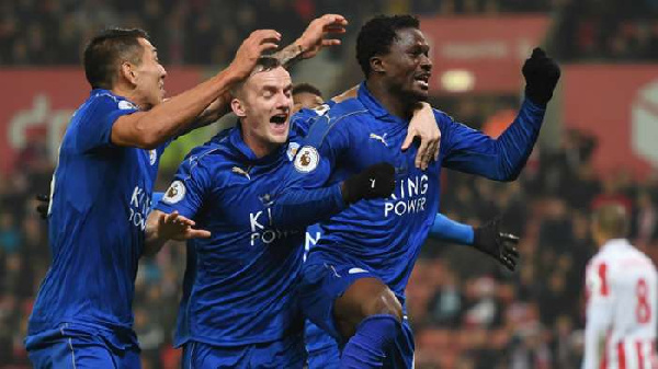 Black Stars defender, Daniel Amartey and his Leicester City teammates