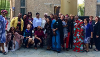 Gender and Social Protection Minister, Otiko Afisah Djaba with some of the participants