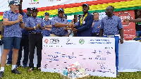 Kojo Barni receiving his title