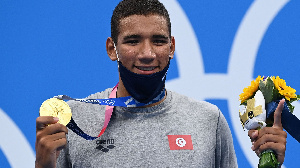 Tunisia Ahmed Hafnaoui Swimmer