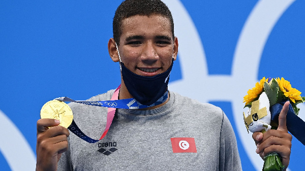 Ahmed Hafnaoui dan Tunisia ya zama dan Afirka na farko da ya ci kyautar zinare a gasar Olympics