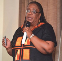 Chief Executive Officer of National Health Insurance Authority, Dr. Lydia Dsane Selby.