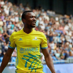 Twumasi is on the verge of clinching his third League title with Astana.