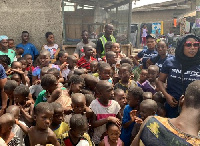 Over 1000 less privileged children were visited and surprised with packs of food and drink