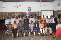 Some participants at the pesticides forum in a group photograph