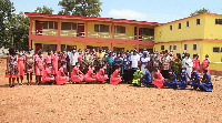 Some students and teachers of Navrongo Senior High School