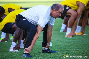 Milovan Rajevac First Ghana Training Se