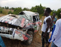 The NDC executives were returning from a campaign tour in Afram Plains