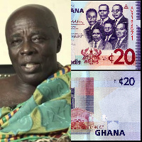 The Okyehene gave each student a GHC20 note