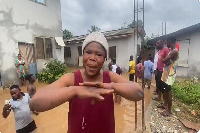 One of the victims venting her spleen in an interaction with Mr Dumelo