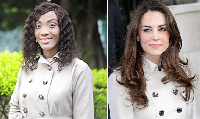 L-R: Portia Gabor and Kate Middleton