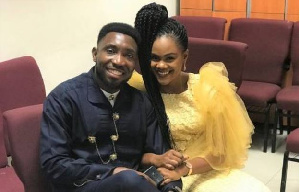 Timi with wife Busola Dakolo