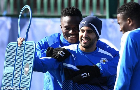 Daniel Amartey with some of his mates