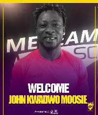 Goalkeeper John Moosie has joined Medeama SC