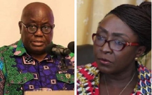 President Nana Addo Dankwa Akufo-Addo and Abla Dzifa Gomashie