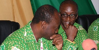 Mr. Ofori Atta(L), Keli Gadzekpo(R)