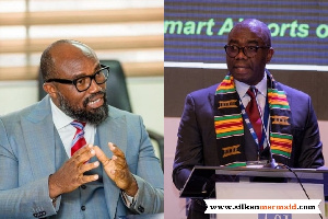 CEO of McDan Aviation (left) and dismissed GACL boss, Yaw Kwakwa