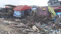 Residents have marked plots with charcoal to reclaim their land