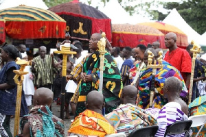 Okyenhene Elevates Chief Of Akyem Muoso